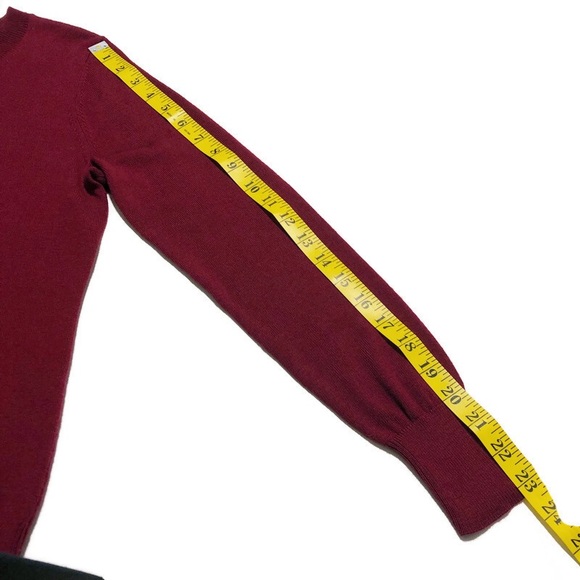 BANANA REPUBLIC | Red Cardigan 100% Merino Wool PS - Picture 15 of 15